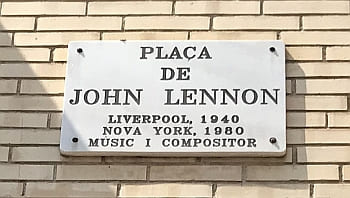 Plaza de John Lennon in Barcelona
