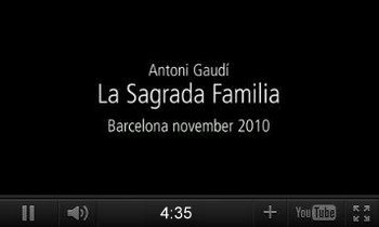 Youtube-Video, Sagrada Familia in Barcelona 2010